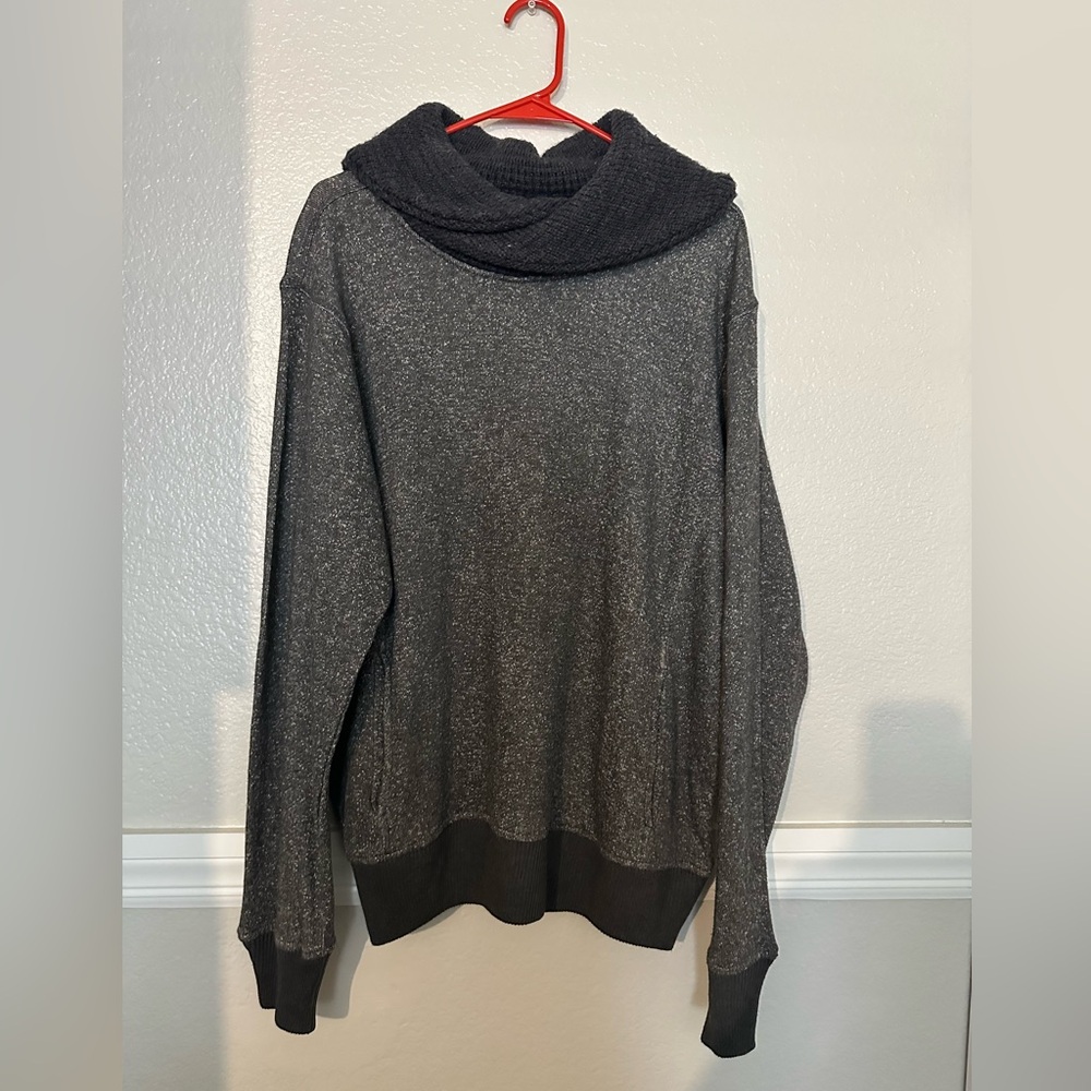 American Stitch Men's Charcoal Gray Turtleneck Sweater